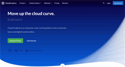 Desktop Screenshot of cloudacademy.com